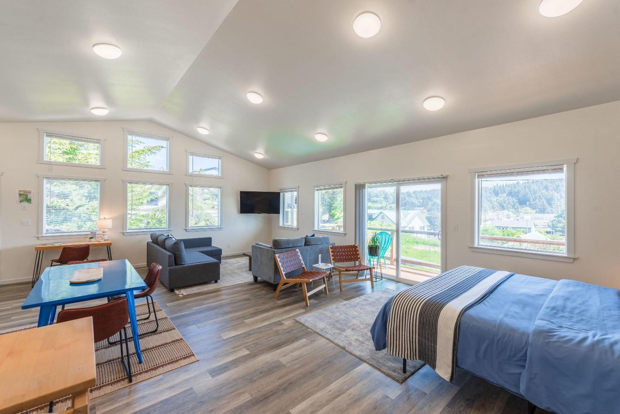 #Stayinmydistrict Oceanview Studio Loft Port Orford Buitenkant foto